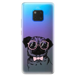 Silikónové puzdro iSaprio - The Pug - Huawei Mate 20 Pro