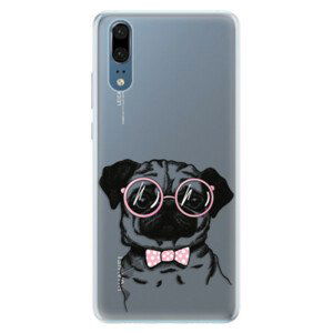 Silikónové puzdro iSaprio - The Pug - Huawei P20