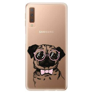 Odolné silikónové puzdro iSaprio - The Pug - Samsung Galaxy A7 (2018)