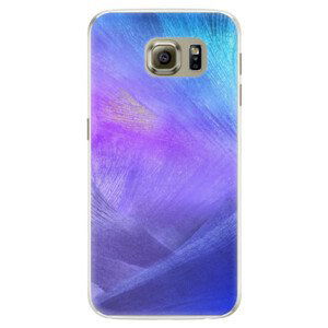 Silikónové puzdro iSaprio - Purple Feathers - Samsung Galaxy S6