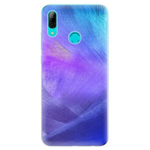 Odolné silikonové pouzdro iSaprio - Purple Feathers - Huawei P Smart 2019