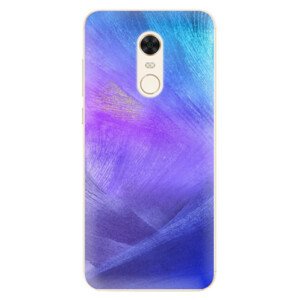 Silikónové puzdro iSaprio - Purple Feathers - Xiaomi Redmi 5 Plus