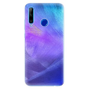 Odolné silikónové puzdro iSaprio - Purple Feathers - Huawei Honor 20 Lite