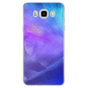 Odolné silikónové puzdro iSaprio - Purple Feathers - Samsung Galaxy J5 2016