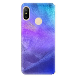 Odolné silikónové puzdro iSaprio - Purple Feathers - Xiaomi Mi A2 Lite