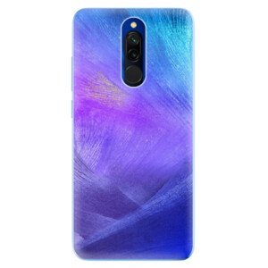 Odolné silikónové puzdro iSaprio - Purple Feathers - Xiaomi Redmi 8