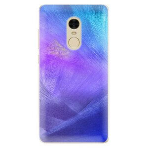 Odolné silikónové puzdro iSaprio - Purple Feathers - Xiaomi Redmi Note 4