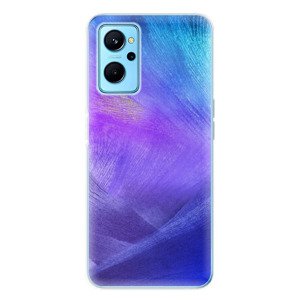 Odolné silikónové puzdro iSaprio - Purple Feathers - Realme 9i