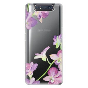 Plastové puzdro iSaprio - Purple Orchid - Samsung Galaxy A80