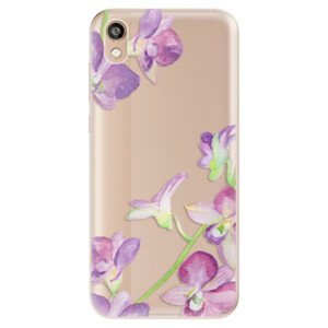 Odolné silikónové puzdro iSaprio - Purple Orchid - Huawei Honor 8S