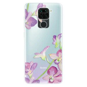 Odolné silikónové puzdro iSaprio - Purple Orchid - Xiaomi Redmi Note 9