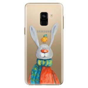 Plastové puzdro iSaprio - Rabbit And Bird - Samsung Galaxy A8 2018
