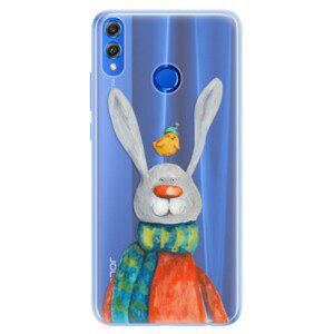 Silikónové puzdro iSaprio - Rabbit And Bird - Huawei Honor 8X