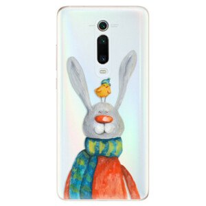 Odolné silikónové puzdro iSaprio - Rabbit And Bird - Xiaomi Mi 9T Pro