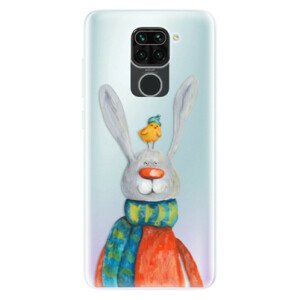 Odolné silikónové puzdro iSaprio - Rabbit And Bird - Xiaomi Redmi Note 9