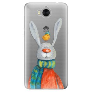 Odolné silikónové puzdro iSaprio - Rabbit And Bird - Huawei Y5 2017 / Y6 2017