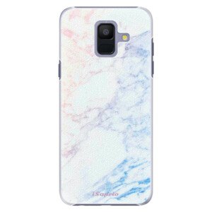 Plastové puzdro iSaprio - Raibow Marble 10 - Samsung Galaxy A6