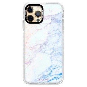 Silikónové puzdro Bumper iSaprio - Raibow Marble 10 - iPhone 12 Pro Max