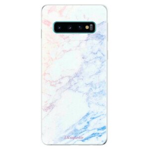 Odolné silikonové pouzdro iSaprio - Raibow Marble 10 - Samsung Galaxy S10