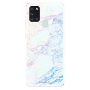 Odolné silikónové puzdro iSaprio - Raibow Marble 10 - Samsung Galaxy A21s