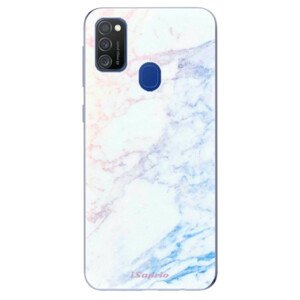 Odolné silikónové puzdro iSaprio - Raibow Marble 10 - Samsung Galaxy M21