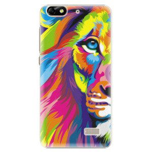 Plastové puzdro iSaprio - Rainbow Lion - Huawei Honor 4C