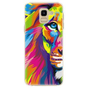 Plastové puzdro iSaprio - Rainbow Lion - Samsung Galaxy J6