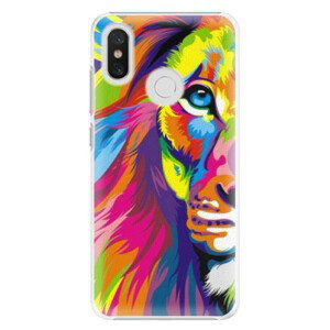 Plastové puzdro iSaprio - Rainbow Lion - Xiaomi Mi 8