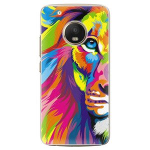 Plastové puzdro iSaprio - Rainbow Lion - Lenovo Moto G5 Plus