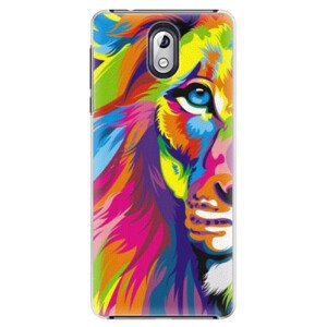 Plastové puzdro iSaprio - Rainbow Lion - Nokia 3.1