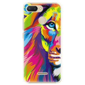 Plastové puzdro iSaprio - Rainbow Lion - Xiaomi Redmi 6