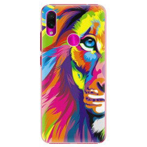 Plastové puzdro iSaprio - Rainbow Lion - Xiaomi Redmi Note 7