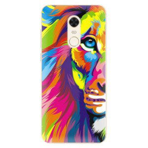 Silikónové puzdro iSaprio - Rainbow Lion - Xiaomi Redmi 5 Plus