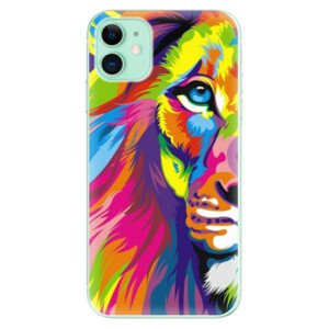 Odolné silikónové puzdro iSaprio - Rainbow Lion - iPhone 11