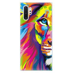 Odolné silikónové puzdro iSaprio - Rainbow Lion - Samsung Galaxy Note 10+