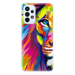 Odolné silikónové puzdro iSaprio - Rainbow Lion - Samsung Galaxy A23 / A23 5G