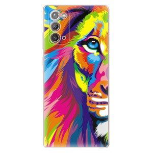 Odolné silikónové puzdro iSaprio - Rainbow Lion - Samsung Galaxy Note 20