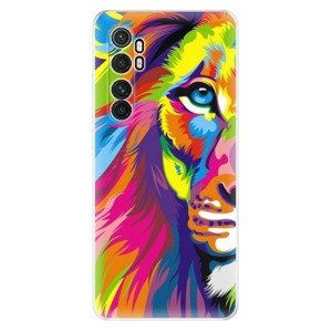 Odolné silikónové puzdro iSaprio - Rainbow Lion - Xiaomi Mi Note 10 Lite