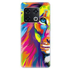 Odolné silikónové puzdro iSaprio - Rainbow Lion - OnePlus 10 Pro