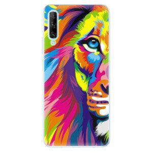 Odolné silikónové puzdro iSaprio - Rainbow Lion - Huawei P Smart Pro