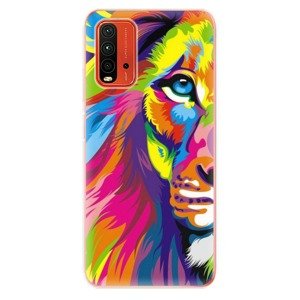 Odolné silikónové puzdro iSaprio - Rainbow Lion - Xiaomi Redmi 9T