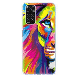 Odolné silikónové puzdro iSaprio - Rainbow Lion - Xiaomi Redmi Note 11 / Note 11S