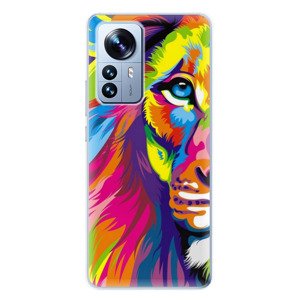 Odolné silikónové puzdro iSaprio - Rainbow Lion - Xiaomi 12 Pro