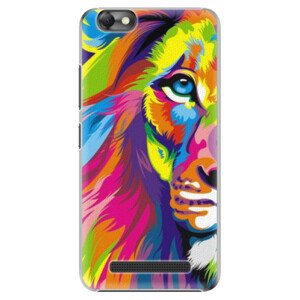 Plastové puzdro iSaprio - Rainbow Lion - Lenovo Vibe C