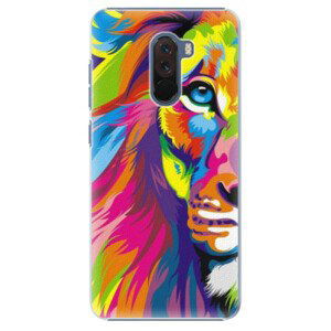 Plastové puzdro iSaprio - Rainbow Lion - Xiaomi Pocophone F1