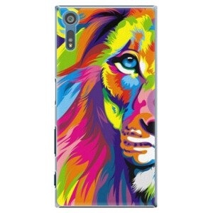 Plastové puzdro iSaprio - Rainbow Lion - Sony Xperia XZ