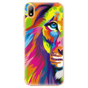 Plastové puzdro iSaprio - Rainbow Lion - Huawei Y5 2019