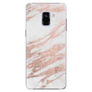 Plastové puzdro iSaprio - RoseGold 10 - Samsung Galaxy A8+