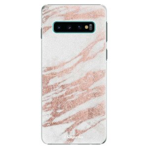 Plastové puzdro iSaprio - RoseGold 10 - Samsung Galaxy S10