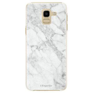 Plastové puzdro iSaprio - SilverMarble 14 - Samsung Galaxy J6